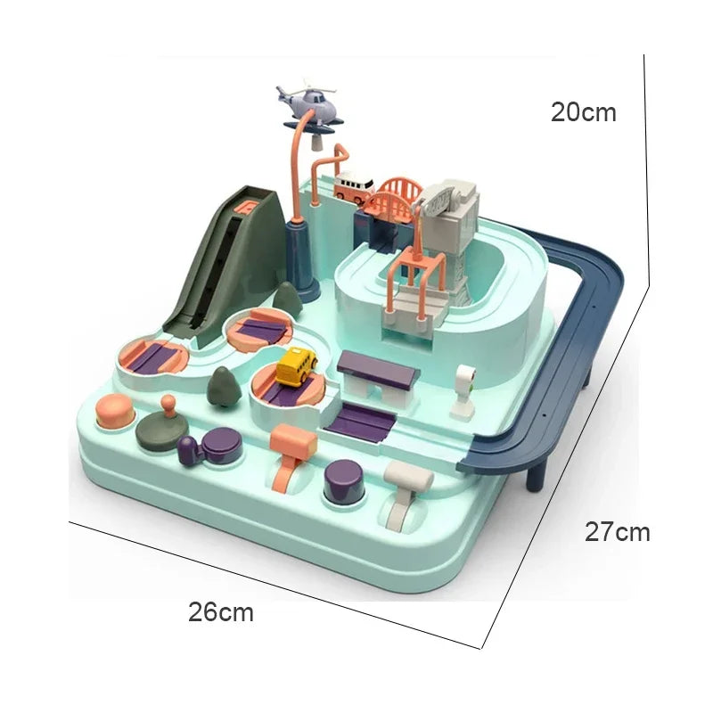 AdventureTrack™ - Circuit de Voitures Mécaniques et Educatives