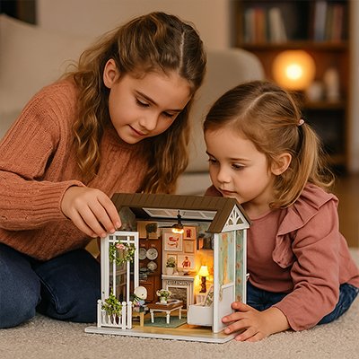 Maison de poupée en bois
