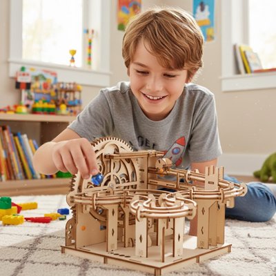 Puzzle 3d bois 