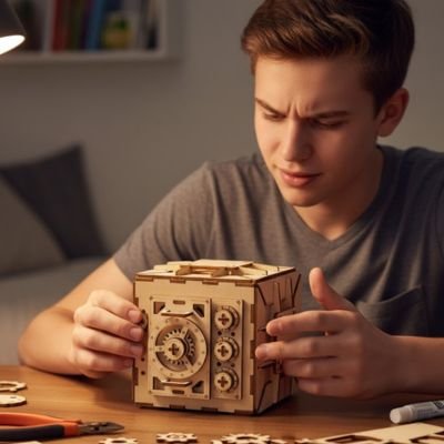 Puzzle 3d bois​
