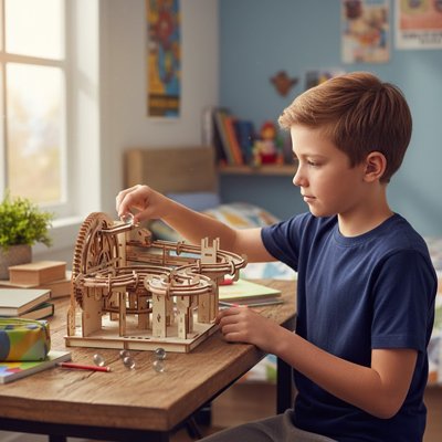 Puzzle 3d bois 