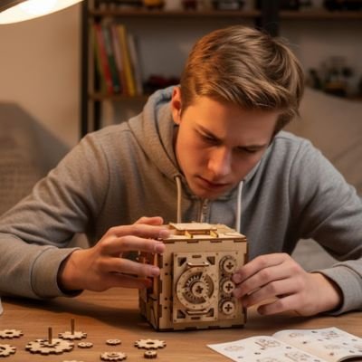 Puzzle 3d bois​