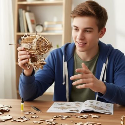 Puzzle 3d bois​