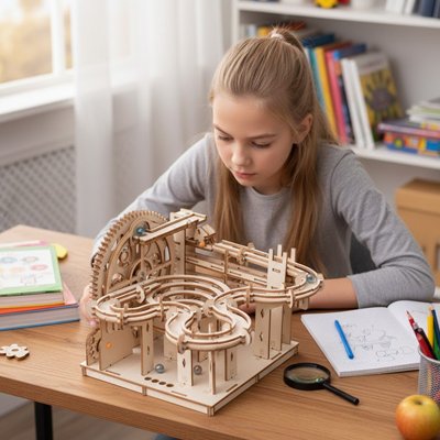 Puzzle 3d bois 