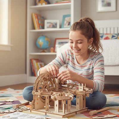 Puzzle 3d bois 