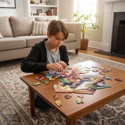 Puzzle bois 3d 