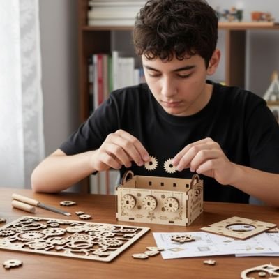 Puzzle bois 3d