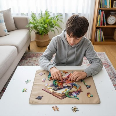 Puzzle bois 3d 